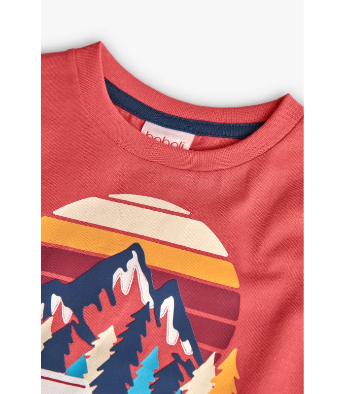 Camiseta niño punto montaña