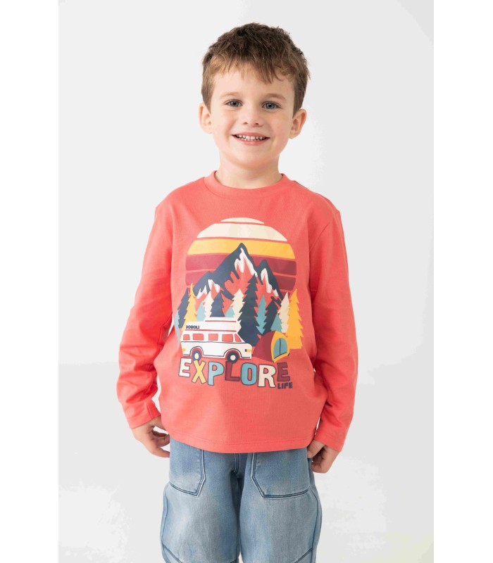 Camiseta niño punto montaña