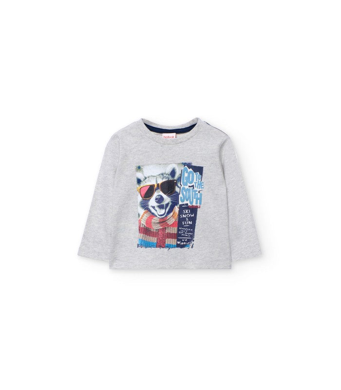 Camiseta bebé y niño de punto animal