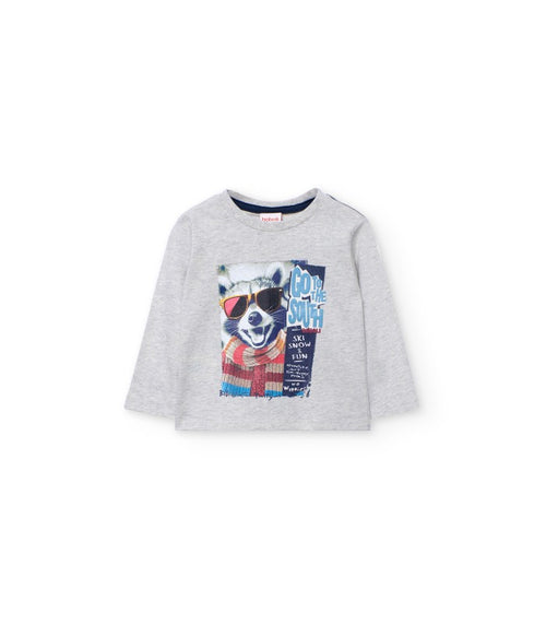 Camiseta bebé y niño de punto animal