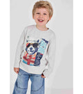 Camiseta bebé y niño de punto animal