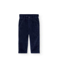 Baby and kids navy blue corduroy trousers