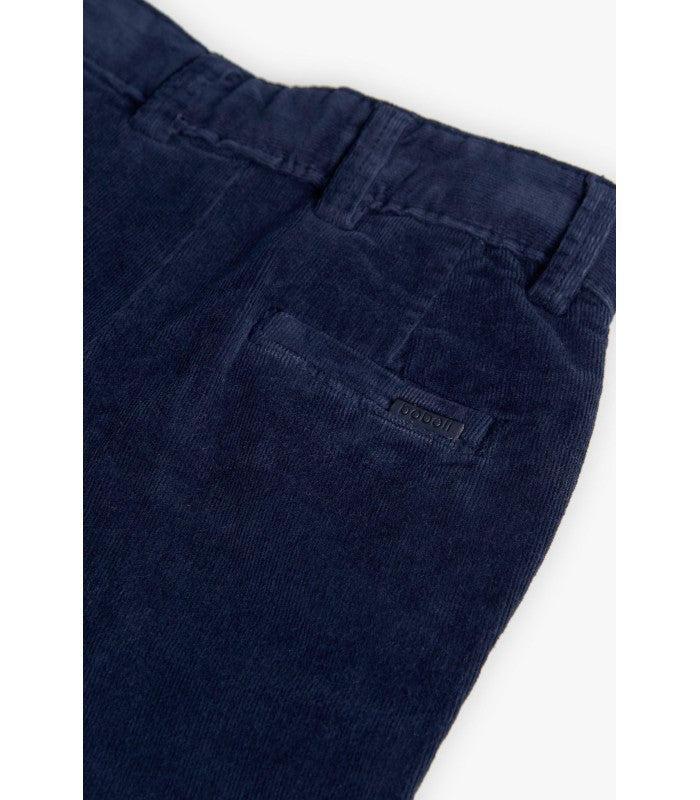 Baby and kids navy blue corduroy trousers