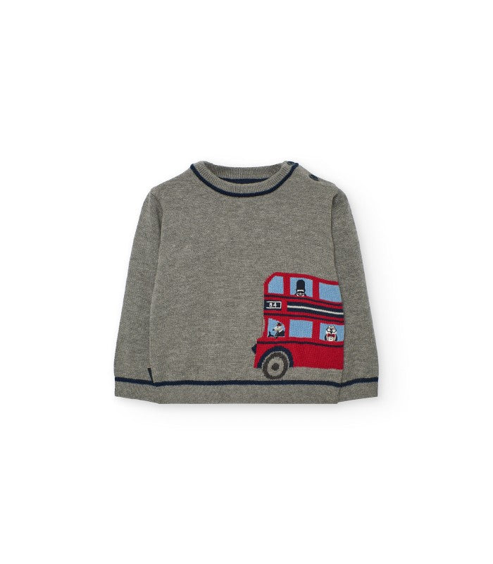 Jersey tricotosa Bus para bebé y niño