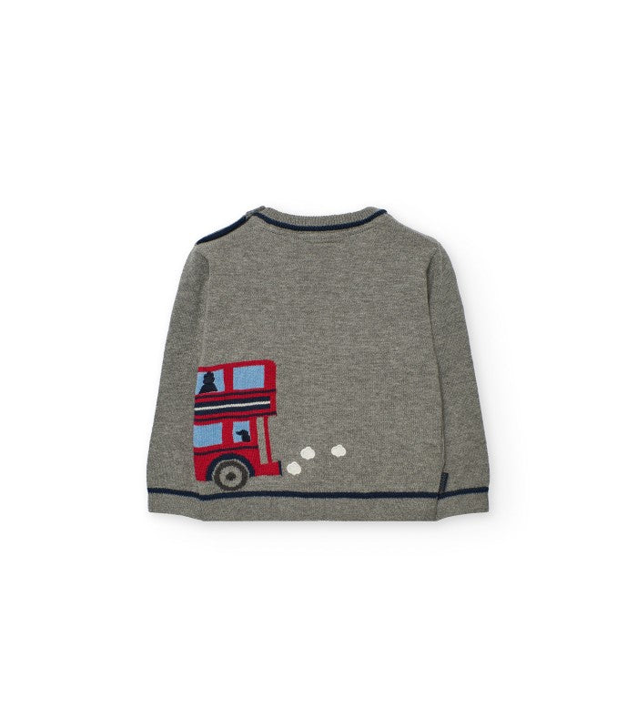 Jersey tricotosa Bus para bebé y niño