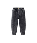Pantalón vaquero niño Negro Gomas