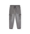 Pantalón denim niño gris