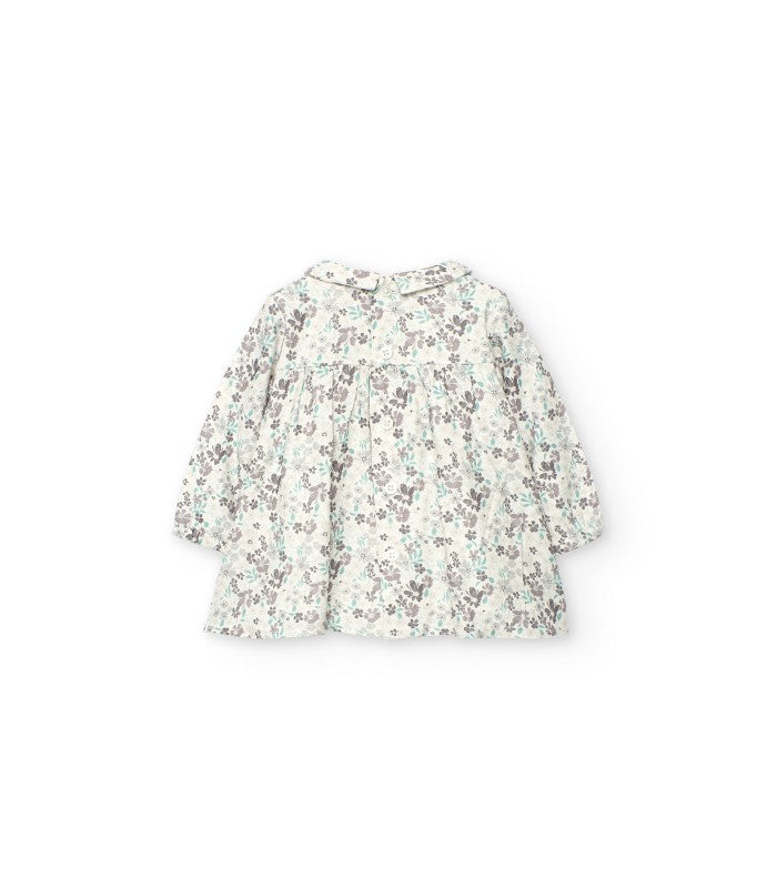 Vestido viella flores para bebé niña