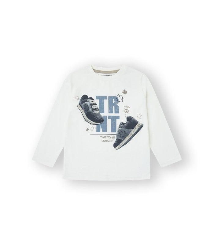 KIDS' T-SHIRT TRNT ECRU