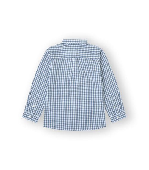 CAMISA NIÑO VICHY AZUL