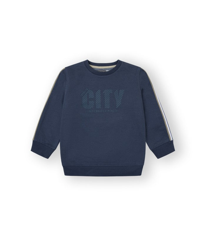 SUDADERA NIÑO CITY NEGRO