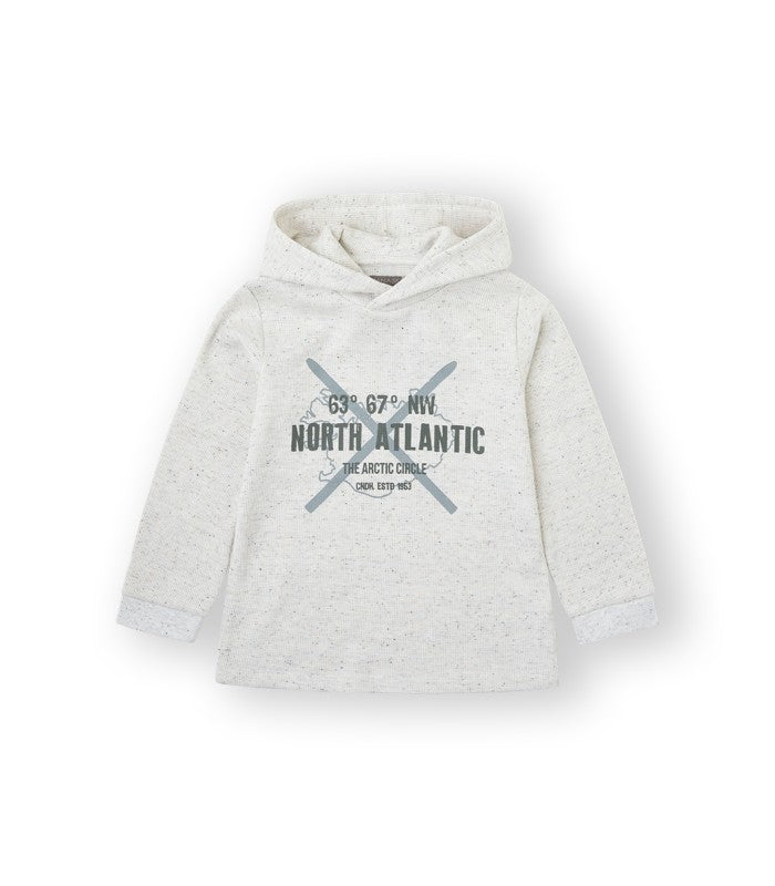 Sudadera beige para Niño. Modelo Hemisphere