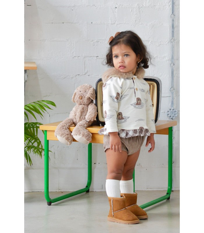 Conjunto de sudadera y braga. Modelo Morsa