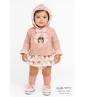 Conjunto de Sudadera con Hada y Braguita Volantes para bebé niña