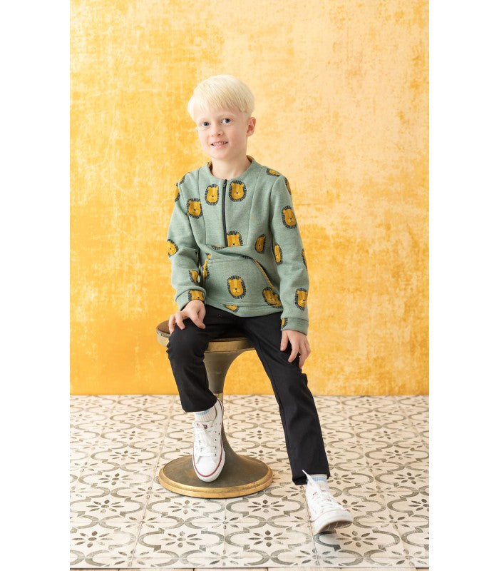 Sudadera Niño con estampado de leones. Modelo Agropolis