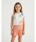 Girls' t-shirt and shorts set. You Cute design