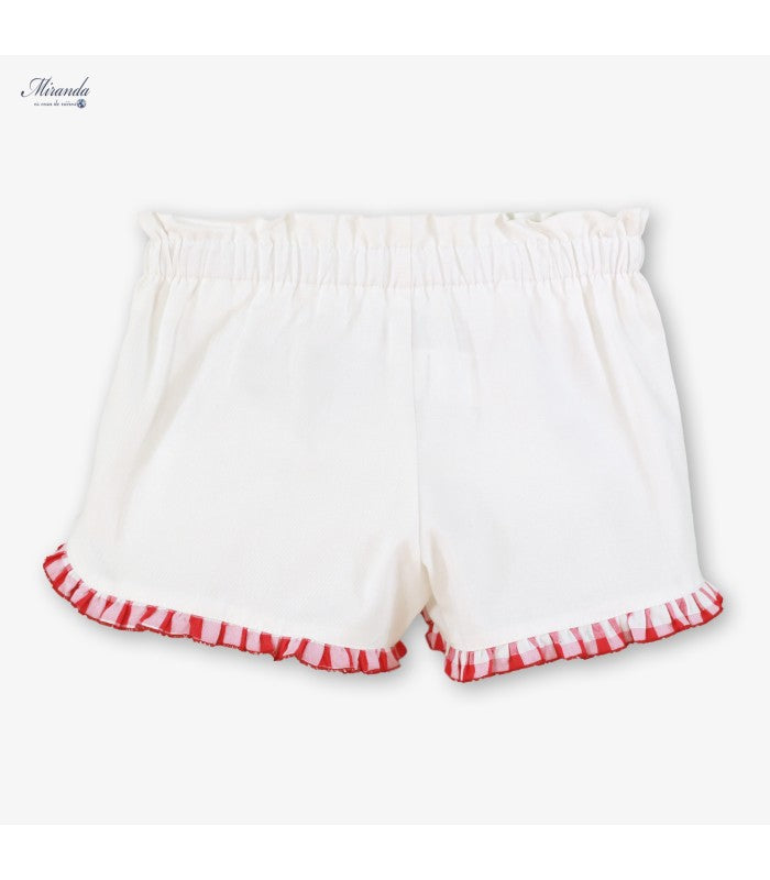 Conjunto niña de blusa y short