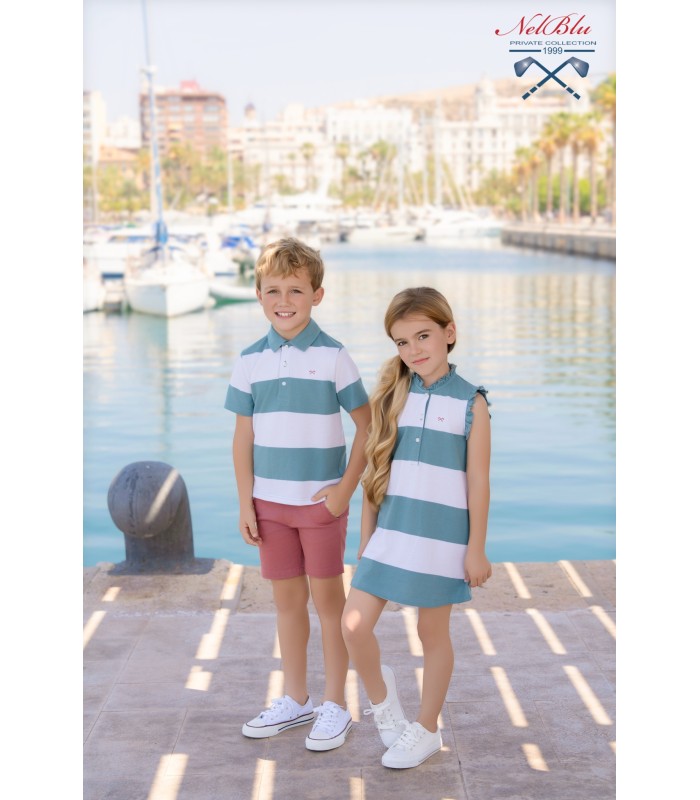 Conjunto Niño de polo y short
