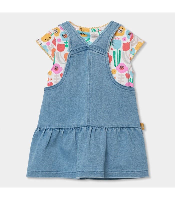 Vestido demin bebé niña