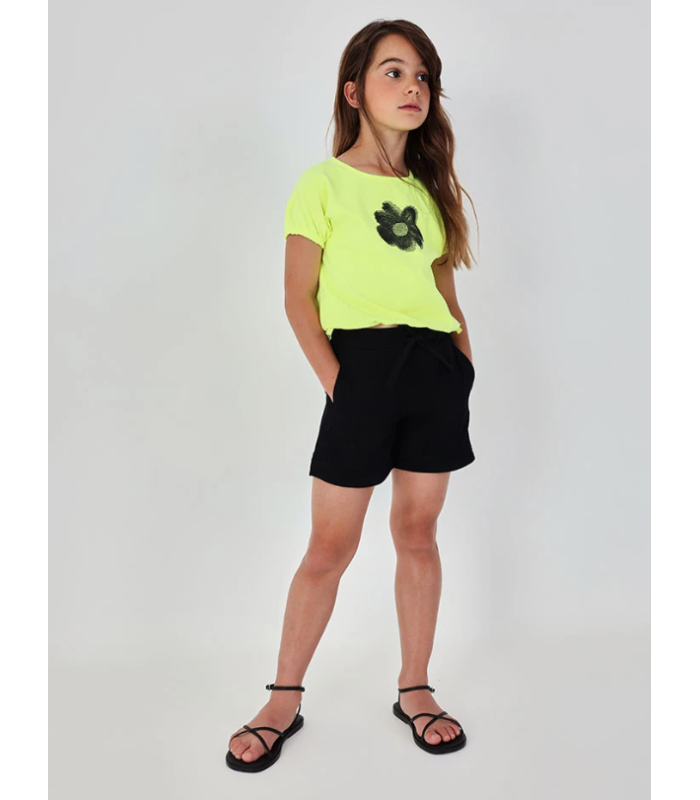 Bermudas  negras para niña