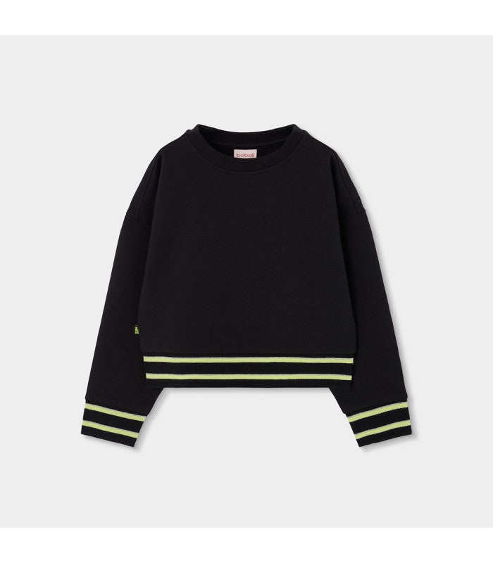 Sudadera negra niña