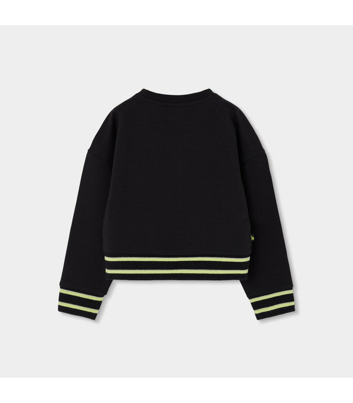 Sudadera negra niña