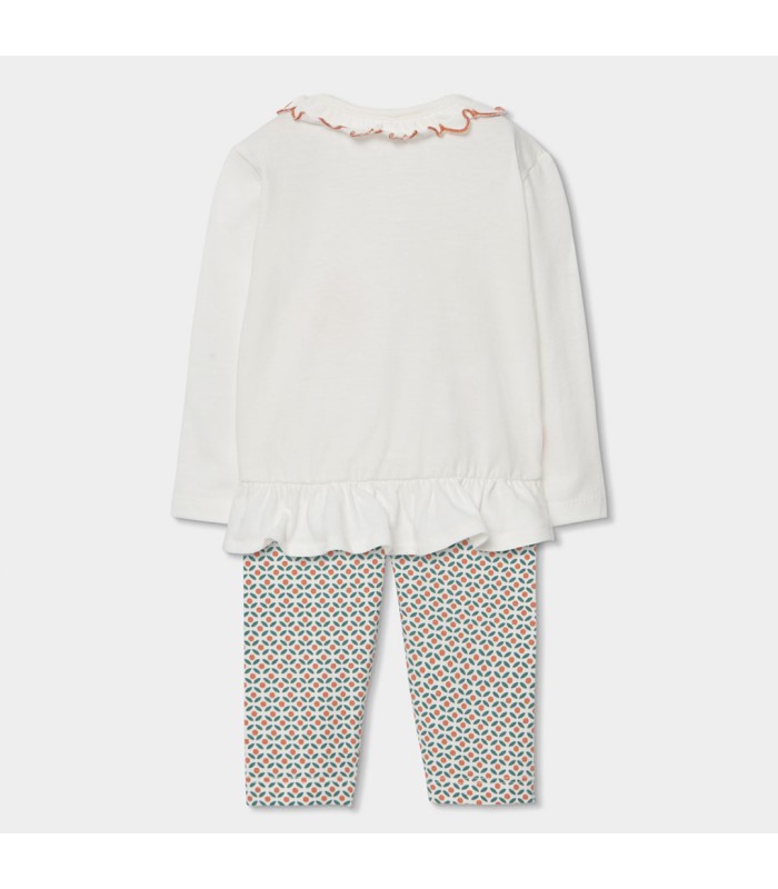 Conjunto bebé niña punto algodón