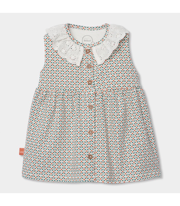 Vestido  bebé niña estampado con braguita
