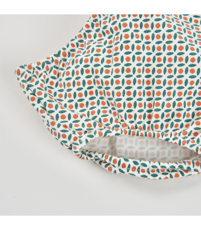 Vestido  bebé niña estampado con braguita