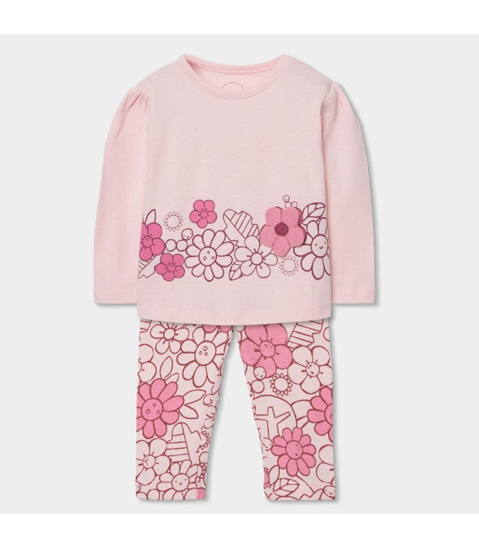 Conjunto para bebé niña rosa