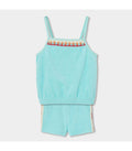 Conjunto rizo niña turquesa