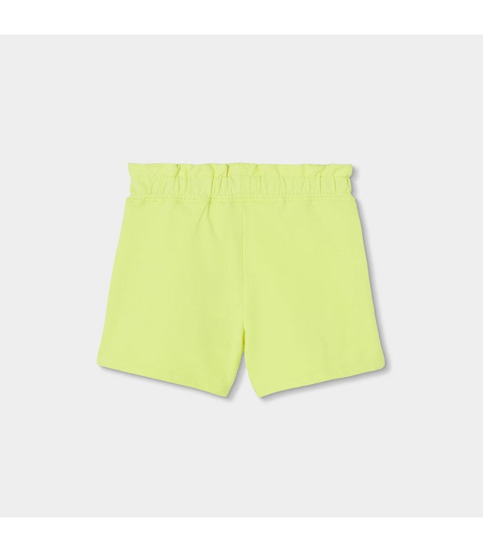Short verde flúor niña