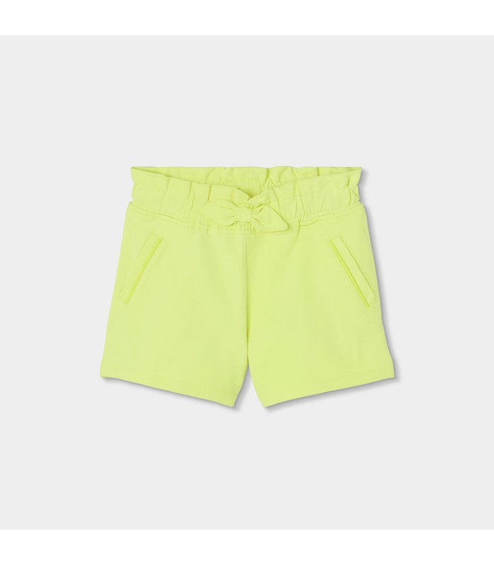Short verde flúor niña