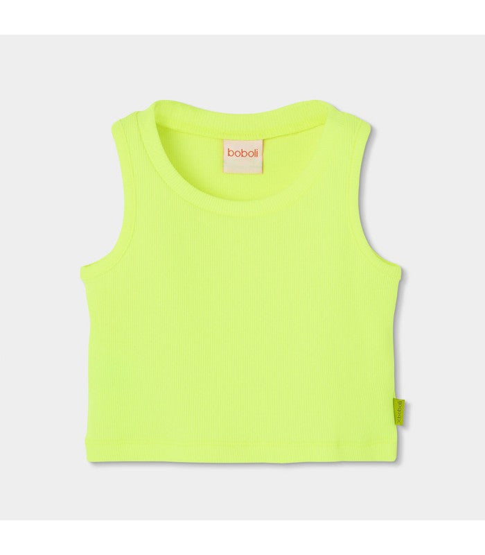 Camiseta tirantes verde fluor