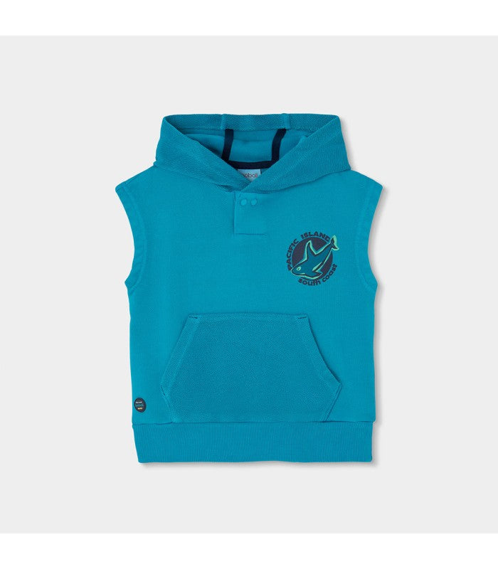 Sudadera felpa sin mangas para niño