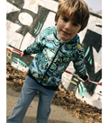 Boys' shark print jacket