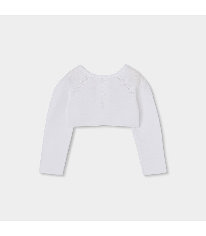 Bolero niña punto blanco