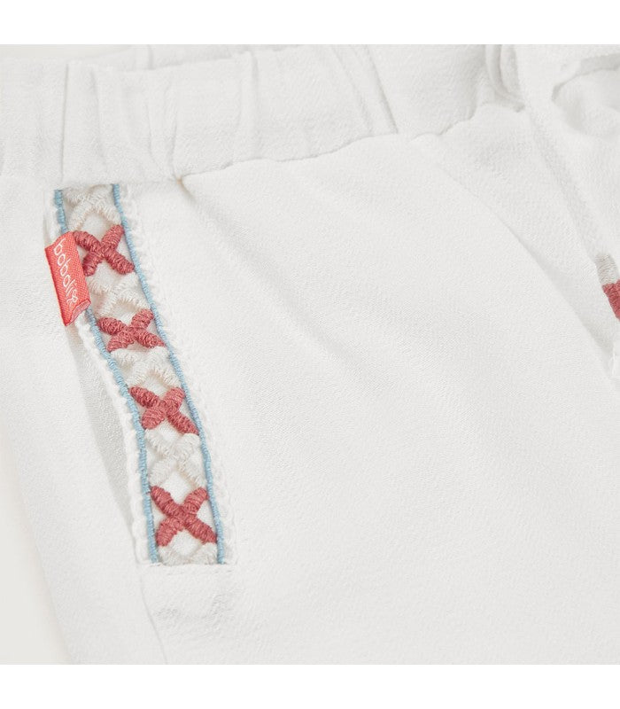 Bermudas para niña de tejido