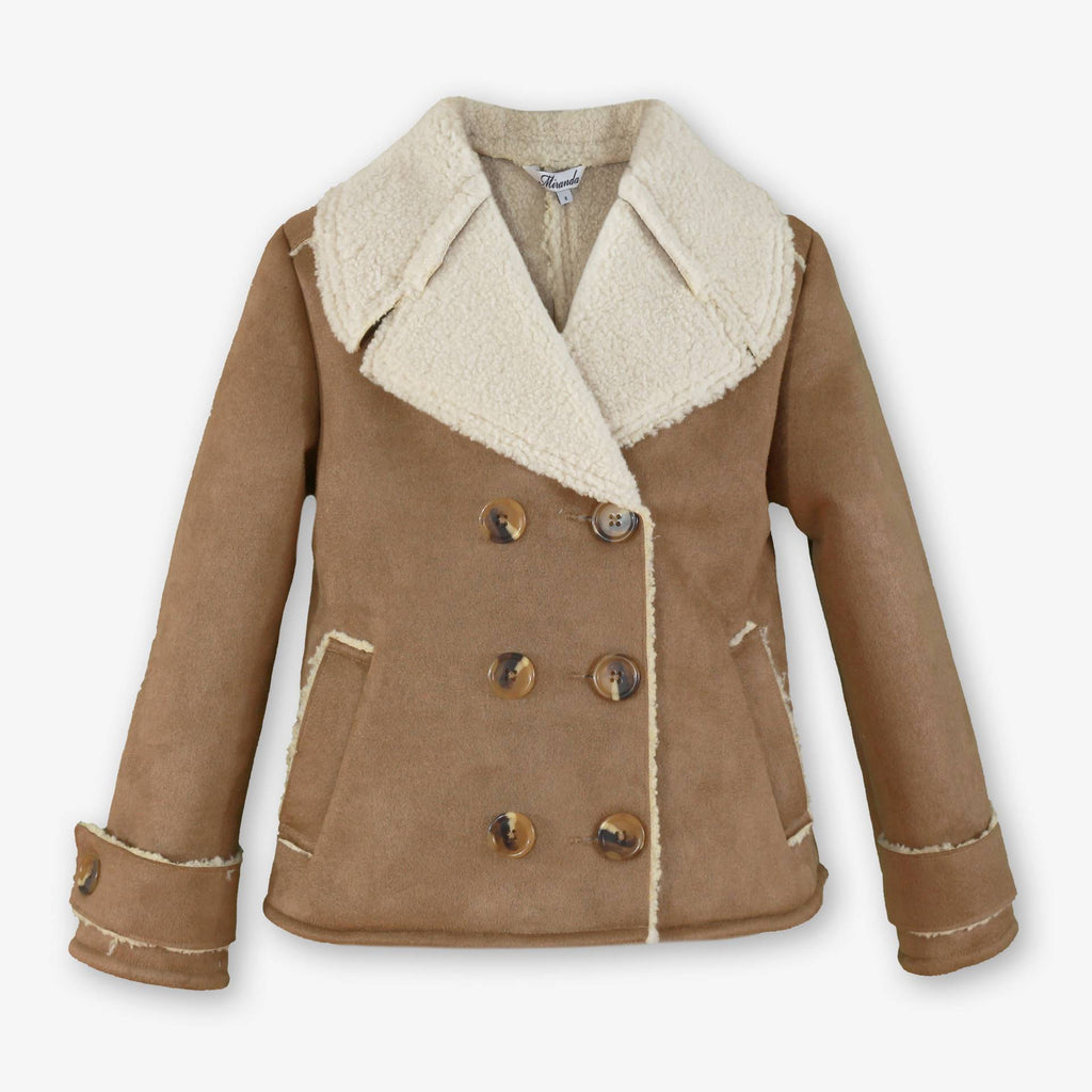 Chaqueta piel niña