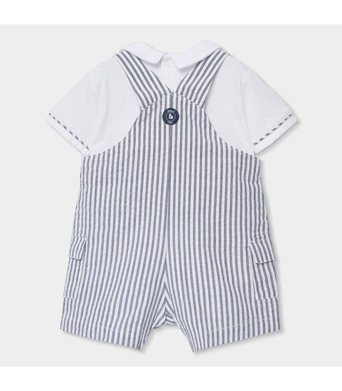 Conjunto de peto y polo para bebé niño