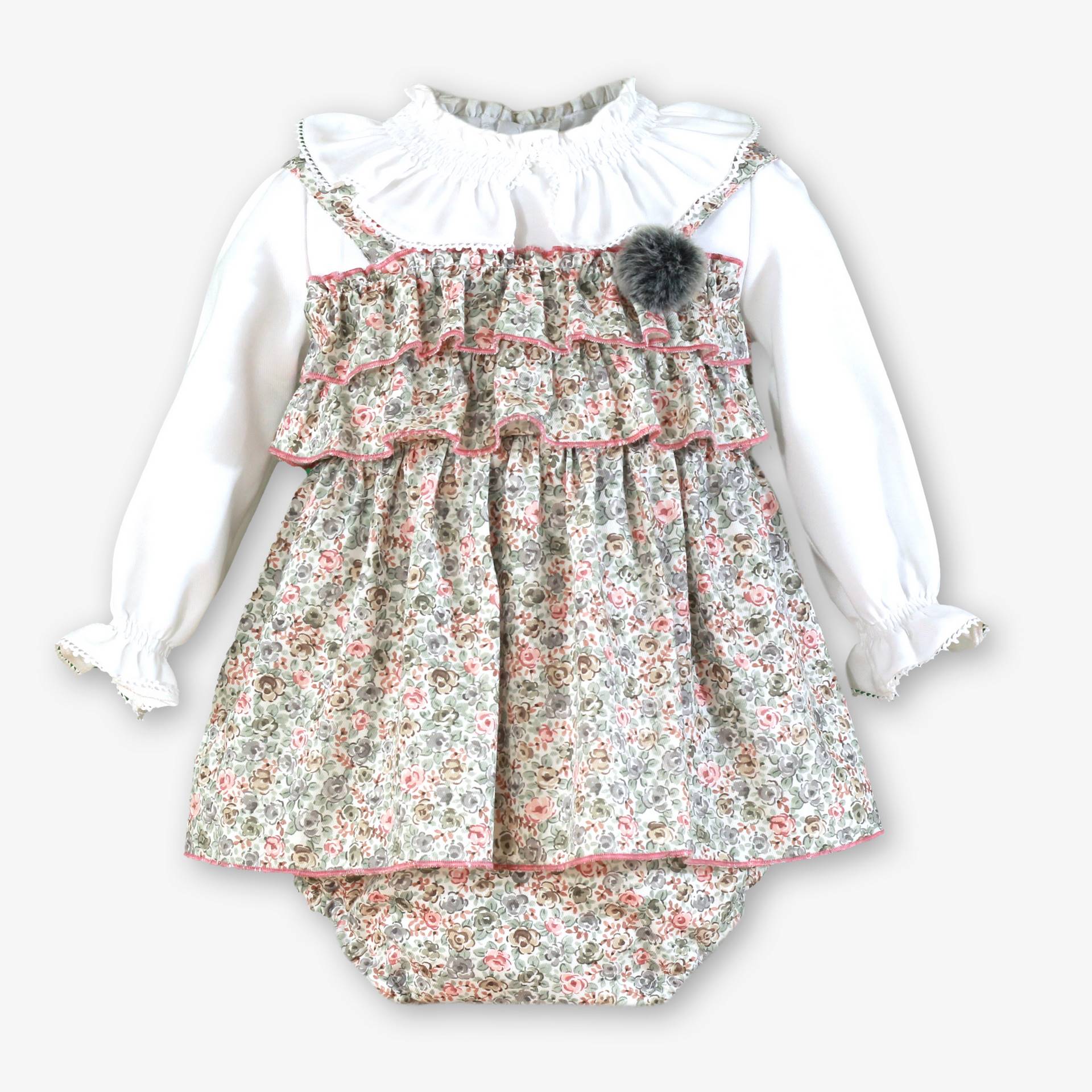 Vestido liberty para bebé niña
