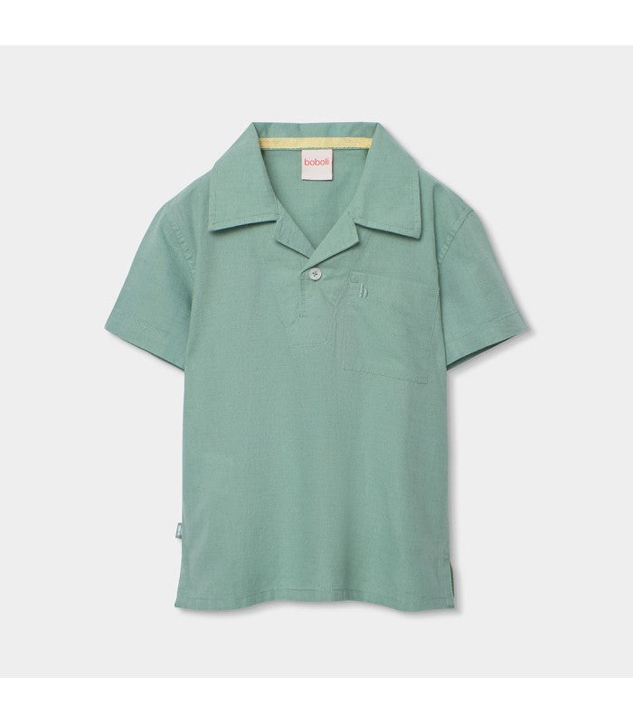 Polo verde para niño