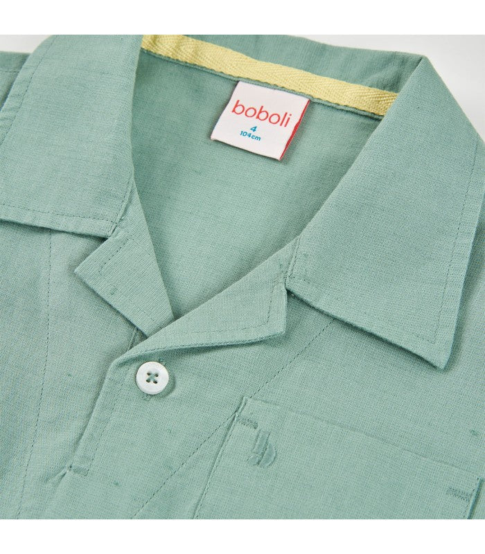 Polo verde para niño
