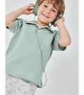 Polo verde para niño
