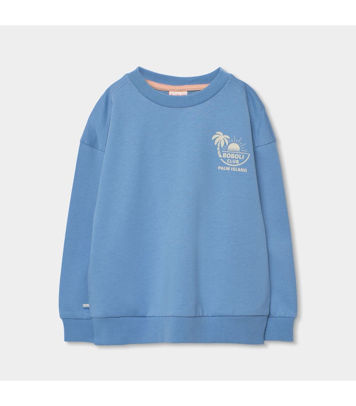 Sudadera niño azul