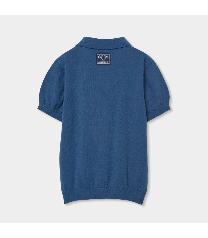 Polo azul marino para niño