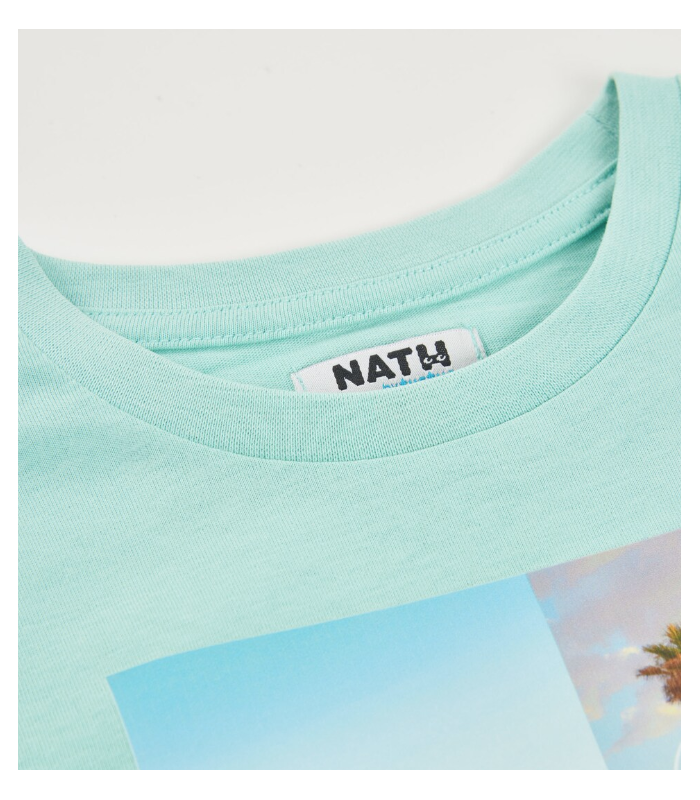 Camiseta de niño de punto con diseño urbano