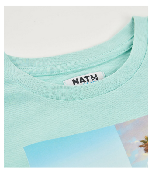 Camiseta de niño de punto con diseño urbano