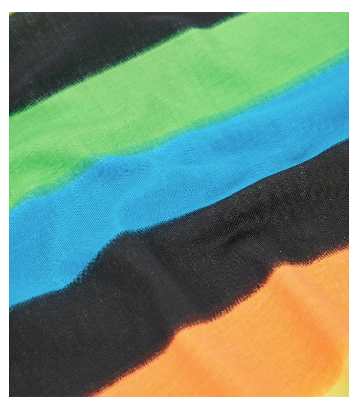 Camiseta de niño de punto con franjas horizontales