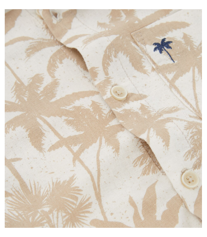 Camisa de niño  con diseño de palmeras